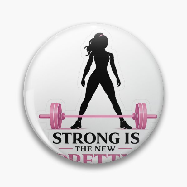 Item preview, Strong Is The New Pretty Female Fitness Gym designed and sold by Digistore1221.