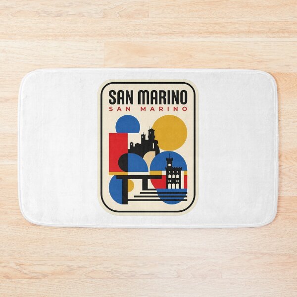 Item preview, Retro San Marino Geometric Castle Silhouette designed and sold by k3rstman1.