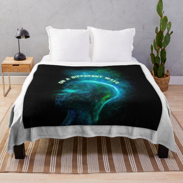 Item preview, Glowing Cosmic Wave Mind Neon Art designed and sold by A-pdo.