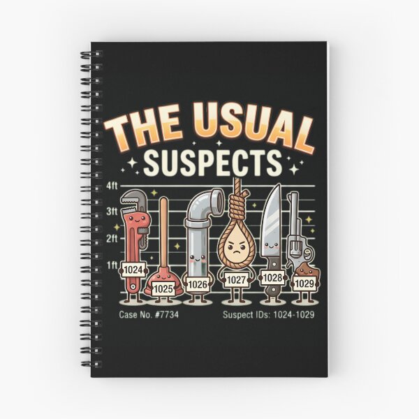 Item preview, The Usual Suspects | Funny Murder Mystery & Board Game Humor designed and sold by Cree8if.
