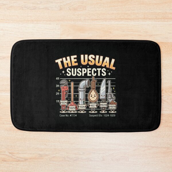 Item preview, The Usual Suspects | Funny Murder Mystery & Board Game Humor designed and sold by Cree8if.