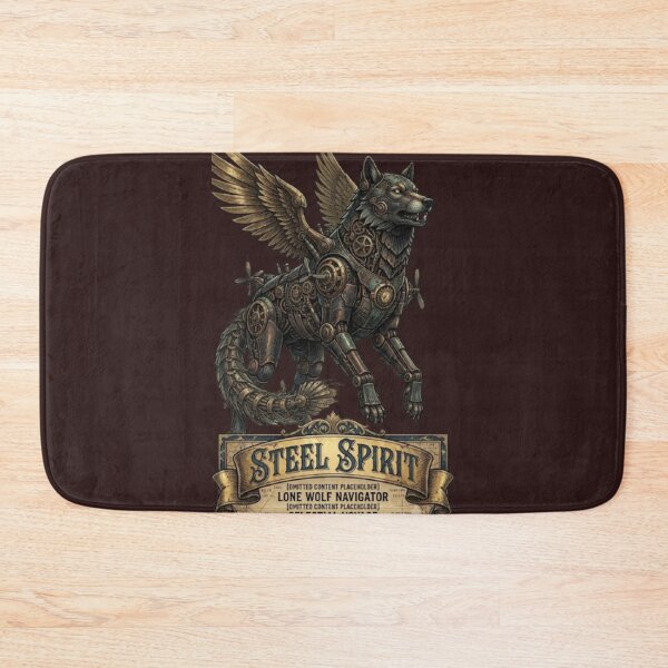 Item preview, Steel Spirit Lone Wolf Navigator Celestial Voyage Steampunk designed and sold by Dream Weave Studio.