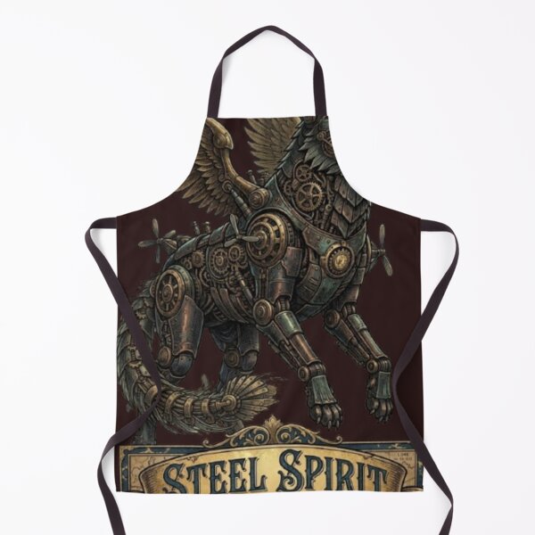 Item preview, Steel Spirit Lone Wolf Navigator Celestial Voyage Steampunk designed and sold by Dream Weave Studio.