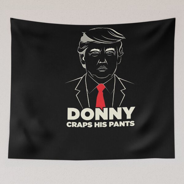 Item preview, Donny Craps His Pants Retro Political Humor Shirt | Funny Election Meme designed and sold by DyfunctionalTee.
