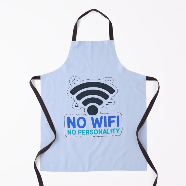 Aperçu de l'œuvre Pas de Wi-Fi, pas de personnalité créée et vendue par xmoudx.