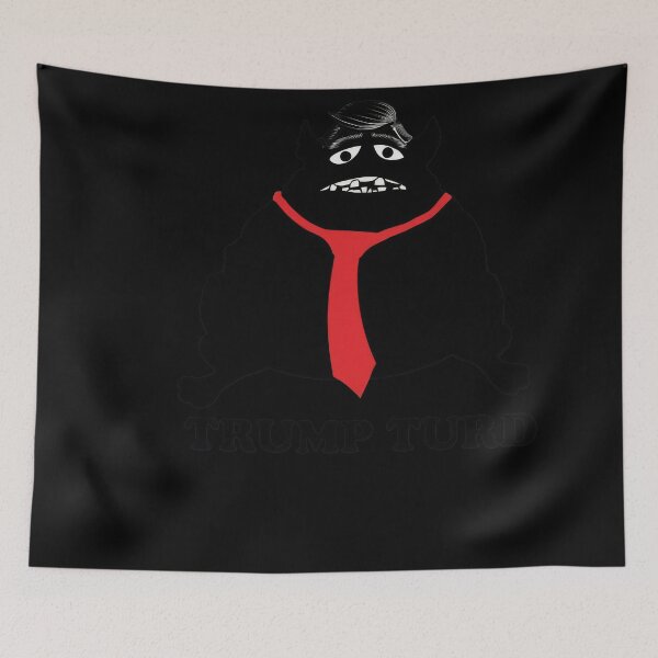 Item preview, Trump Turd Funny Political Satire Cartoon | Anti Trump Election Humor Graphic designed and sold by DyfunctionalTee.