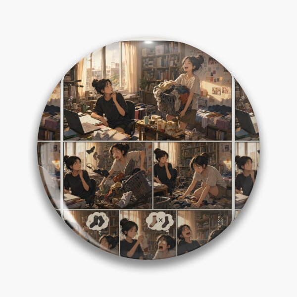 Item preview, Student Life Cozy Reading Room Comic Print designed and sold by Grafititee.