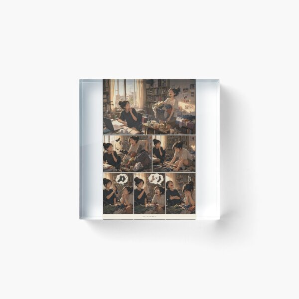 Item preview, Student Life Cozy Reading Room Comic Print designed and sold by Grafititee.