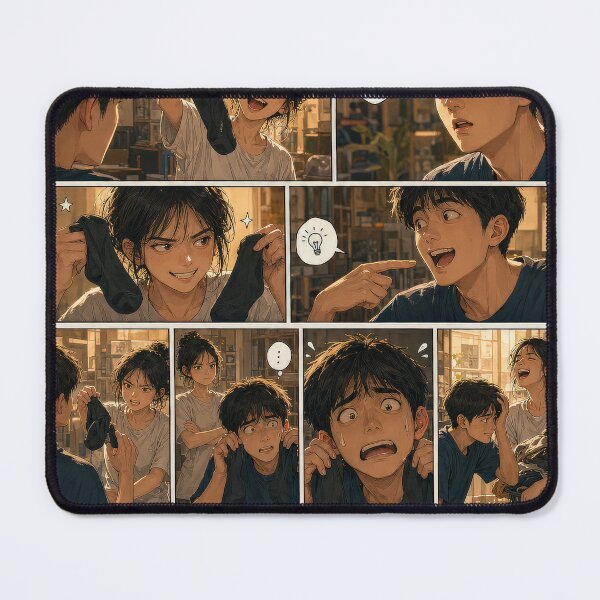 Item preview, Student Life Cozy Reading Room Comic Print designed and sold by Grafititee.