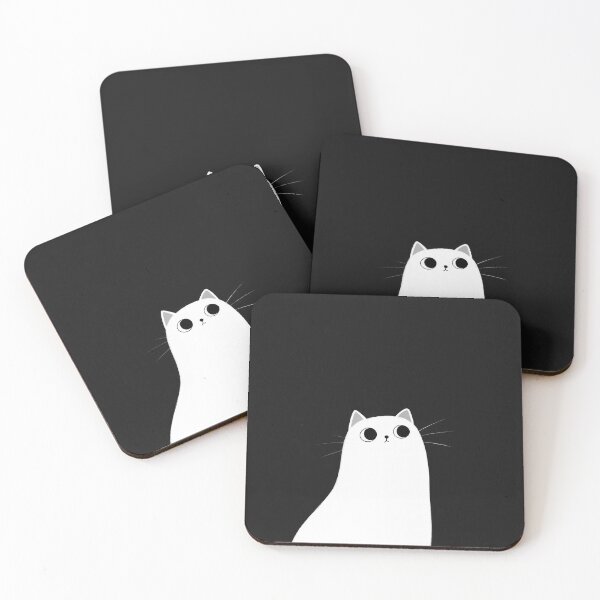 Item preview, MODERN SMALL CAT – Modern Home Art Print designed and sold by MarkedArtPrints.