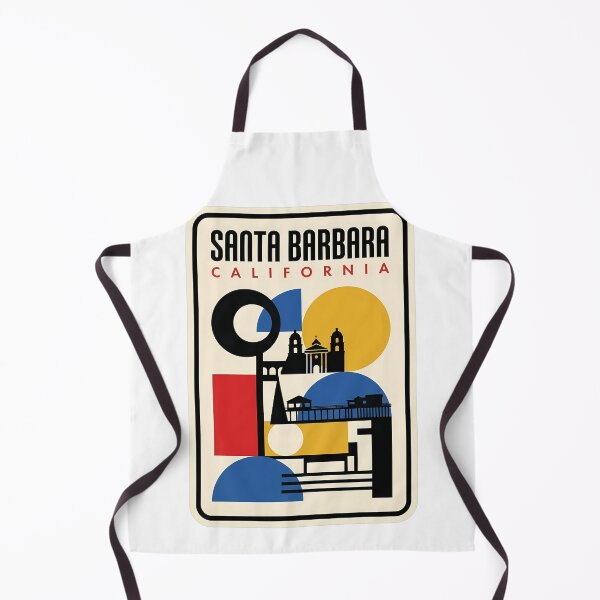 Item preview, Santa Barbara California Retro Geometric Coastal Travel designed and sold by k3rstman1.