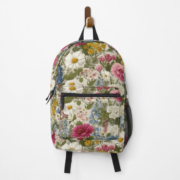 Item preview, Maximalist Vintage Cottagecore Wildflower Meadow Pattern designed and sold by Patterns & Love .