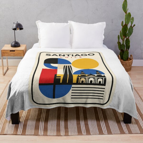 Item preview, Santiago Chile Modern Geometric Cityscape designed and sold by k3rstman1.