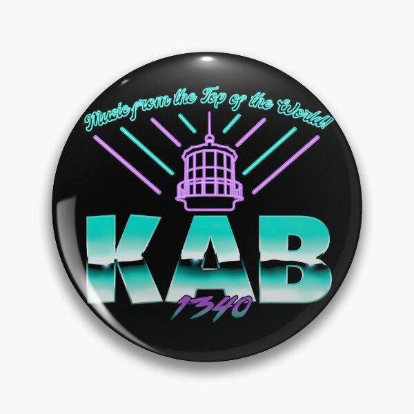 Item preview, KAB 1340 Radio Neon 80s Retrowave The Fog designed and sold by Power Up Prints.