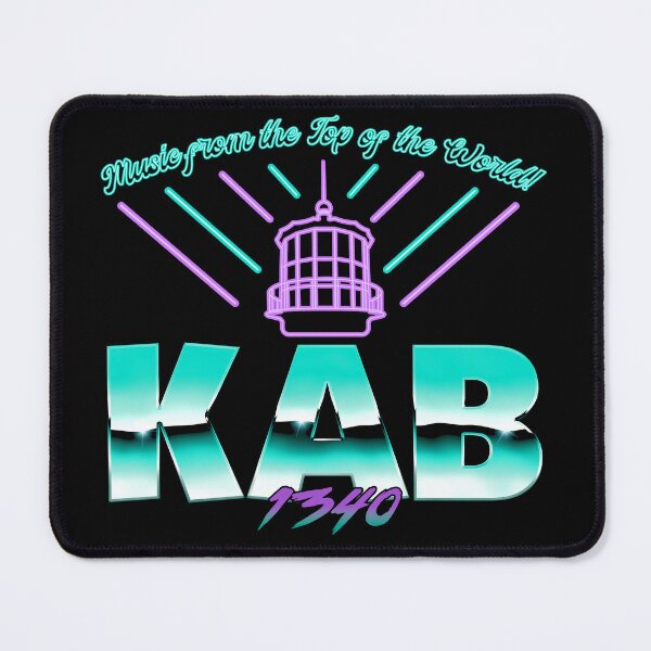 Item preview, KAB 1340 Radio Neon 80s Retrowave The Fog designed and sold by Power Up Prints.