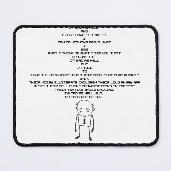 Item preview, mad as hell designed and sold by mwdrum.