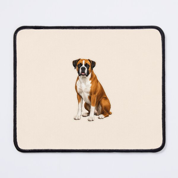 Item preview, Boxer dog designed and sold by BackgroundND.