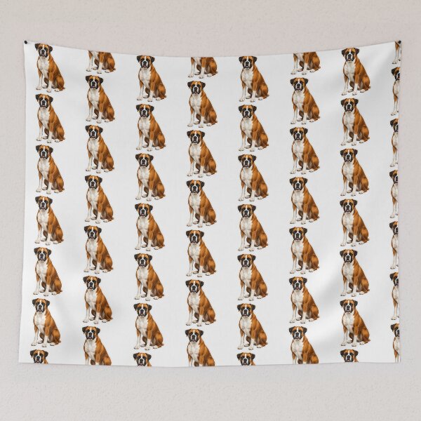 Item preview, Boxer dog designed and sold by BackgroundND.
