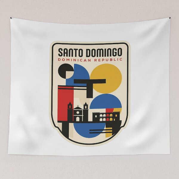 Item preview, Santo Domingo Dominican Republic Modernist Geometric Landmark designed and sold by k3rstman1.