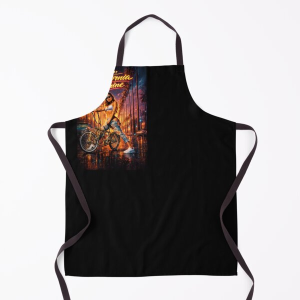 Item preview, Look at California Shine – Lowrider Bicycle Sunset Neon Art Print designed and sold by DyfunctionalTee.