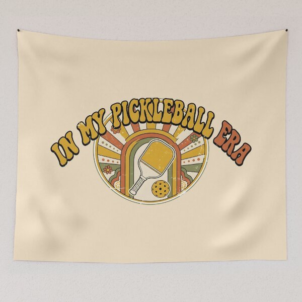 Item preview, In My Pickleball Era - Retro Groovy Design designed and sold by Nelloo12.