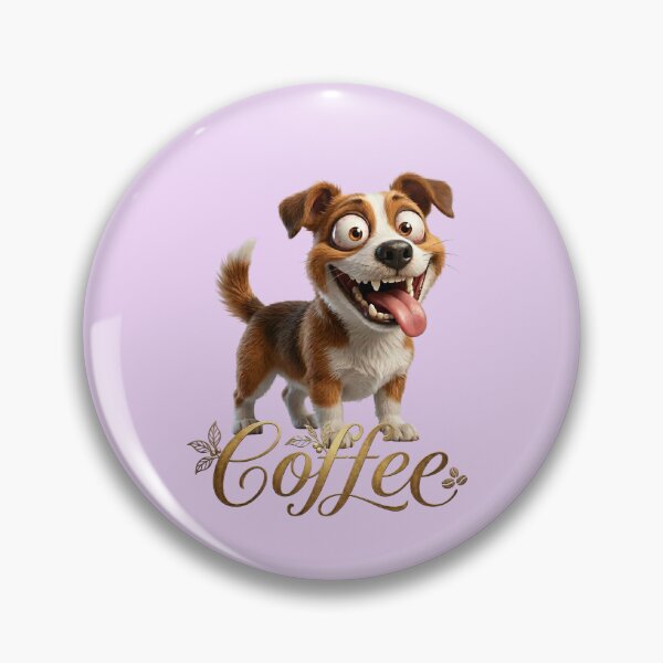 Item preview, Funny Coffee Dog Jack Russell Cute Energetic Puppy Design designed and sold by Utopian-Magic.