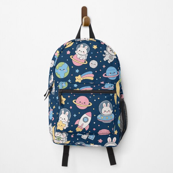 Item preview, Kawaii Bunny Space Adventure Pattern designed and sold by Soft Berry Studio.