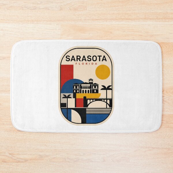 Item preview, Retro Sarasota Florida Geometric Landmark Travel Style designed and sold by k3rstman1.