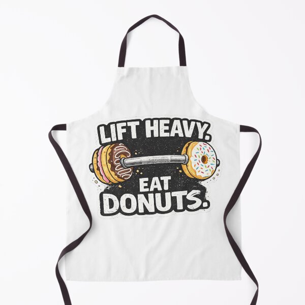 Item preview, Lift Heavy Eat Donuts Funny Gym Weightlifting designed and sold by Digistore1221.