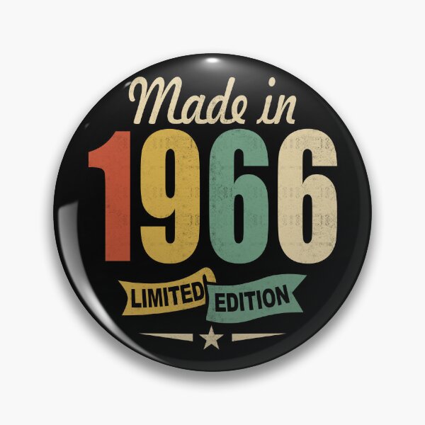 Item preview, Vintage Made in 1966, 60th Birthday Gift Distressed Design designed and sold by FernaRoje.
