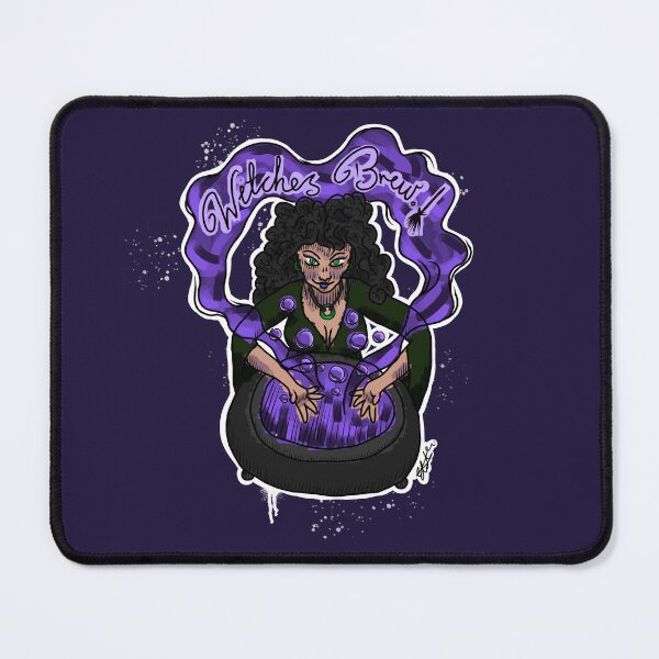 Item preview, Witch Cooking Up a Potion designed and sold by TheMossAndMermaid.