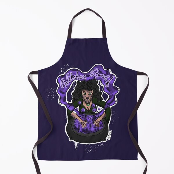 Item preview, Witch Cooking Up a Potion designed and sold by TheMossAndMermaid.