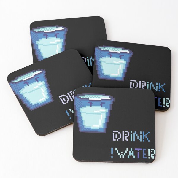 Artikelvorschau, Trinkwasser-Pixelkunst-Erinnerung entworfen und verkauft von RetroRlx.