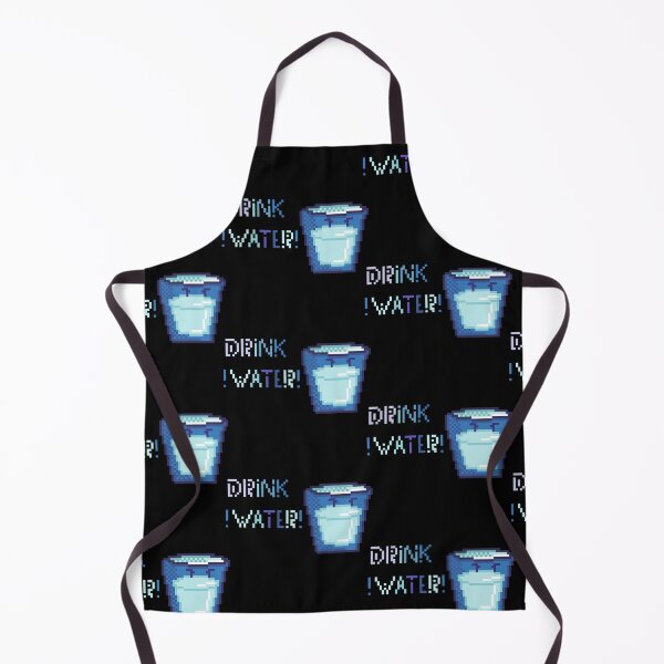 Item preview, Drink Water Pixel Art Reminder designed and sold by RetroRlx.