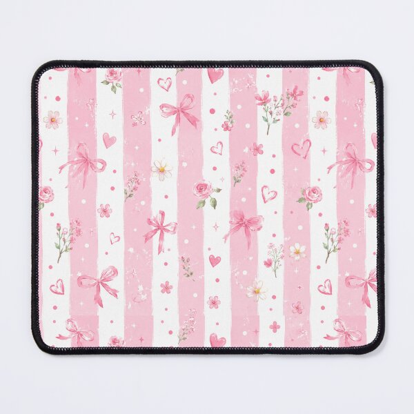 Item preview, Coquette Pink Bow Pattern Phone Case For Girls | Aesthetic Floral Stripe Journal For Students or Teacher | Pastel Rose And Ribbon Blanket For Mom designed and sold by VivaFy.