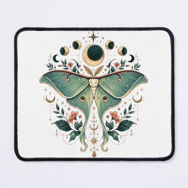 Item preview, Mystical Luna Moth Moon Phases designed and sold by plam50.
