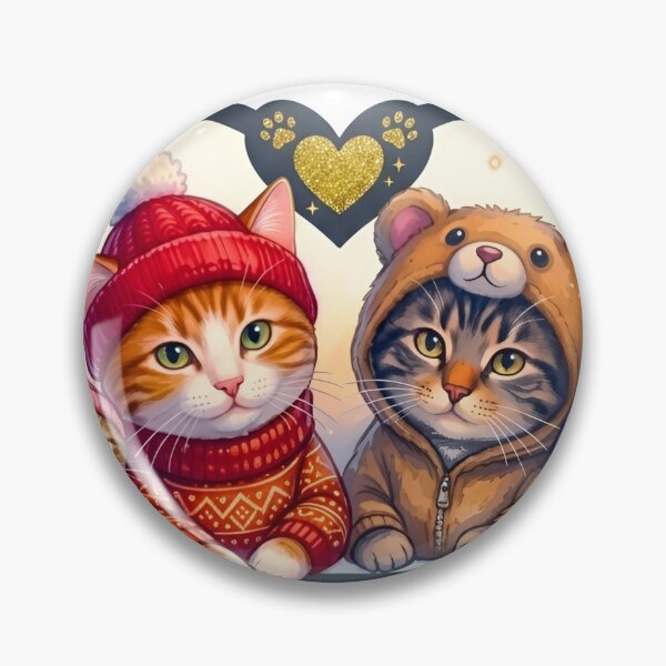 Item preview, We're Not Just Pets We're Family Winter Cat Sticker Art designed and sold by Good Vibes .
