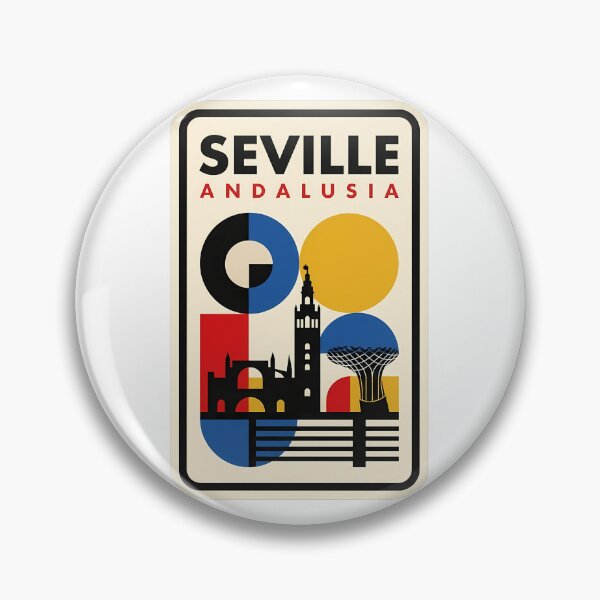 Item preview, Seville Andalusia Spain Modernist Bauhaus Geometric Landmark designed and sold by k3rstman1.