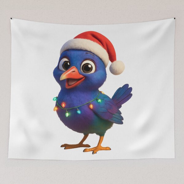 Item preview, Christmas Purple Gallinule designed and sold by Sillytoe.