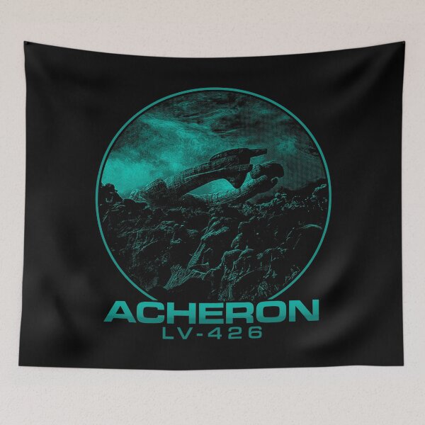 Item preview, Moon LV 426 Acheron Derelict Ship Alien designed and sold by Power Up Prints.