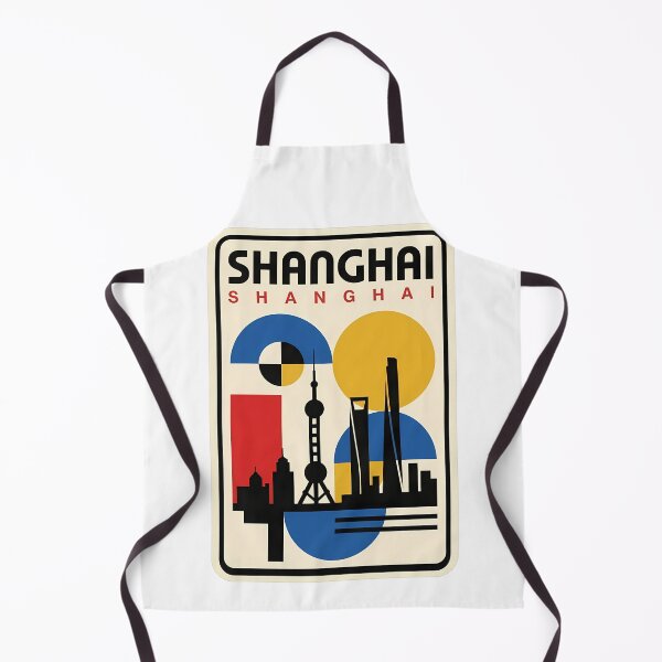 Item preview, Modern Shanghai China Skyline Geometric Cityscape designed and sold by k3rstman1.