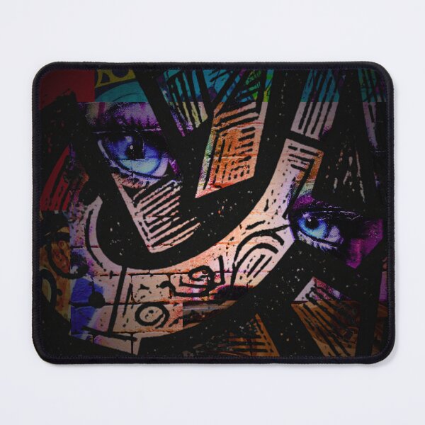Item preview, Dark Cyberpunk Abstract Eyes Collage Art designed and sold by rich-moda.