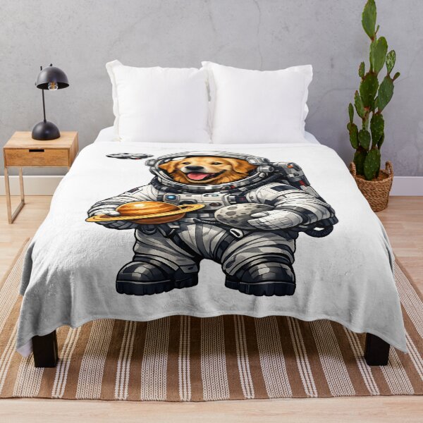 Item preview, Golden Retriever Astronaut Exploring the Galaxy designed and sold by builtforyou.