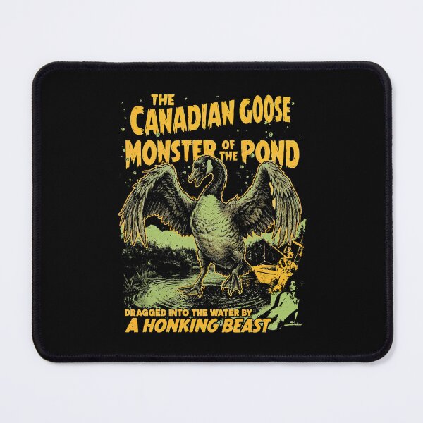 Item preview, Canadian Goose Monster of the Pond Vintage Monster Horror Movie Poster designed and sold by Milasneeze.