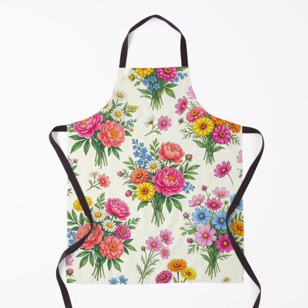 Item preview, Vintage Watercolor Wildflower Bouquet Seamless Pattern designed and sold by FashioonTrends.