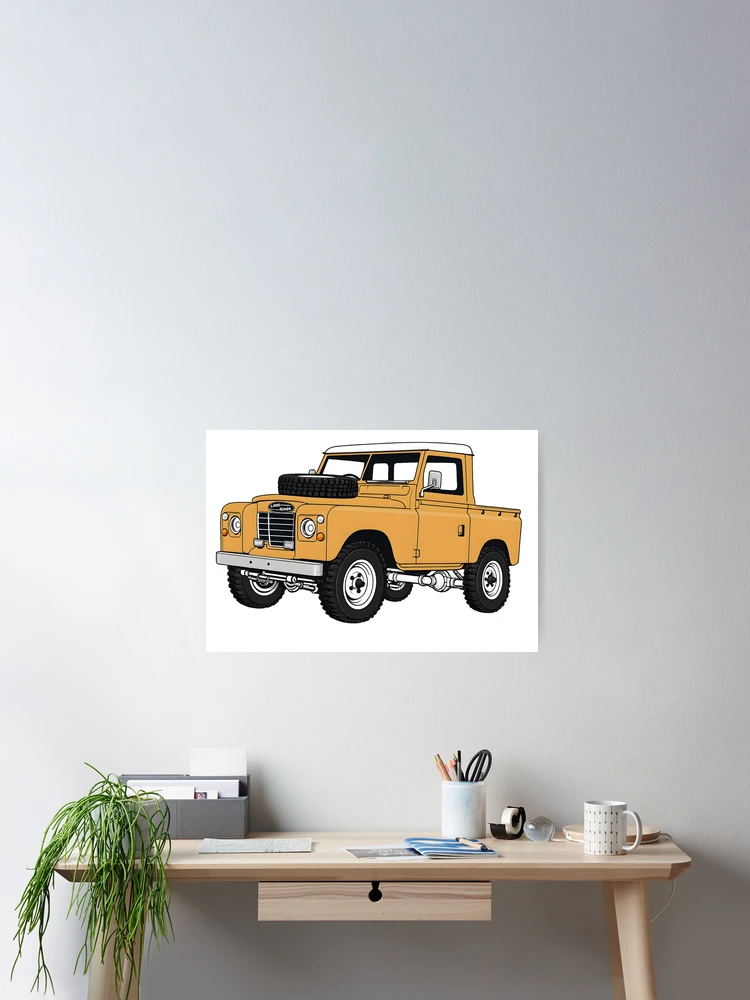 Thumbnail 2 of 3, Poster, Land Rover designed and sold by ImmatureIdeaFactory.