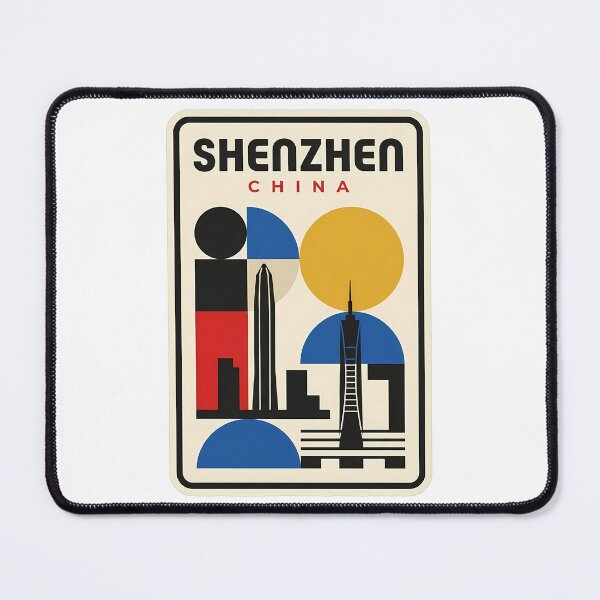 Item preview, Shenzhen China Geometric Abstract Skyline Travel designed and sold by k3rstman1.