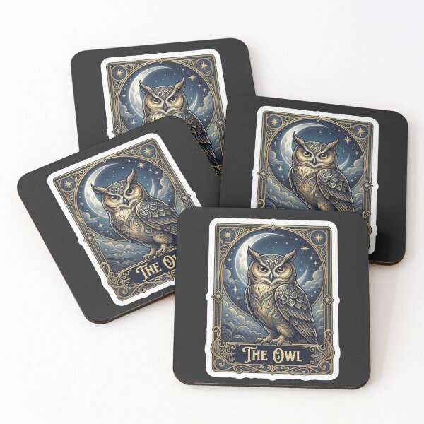 Item preview, The Owl Vintage Tarot Card Astrology designed and sold by design-rebell.