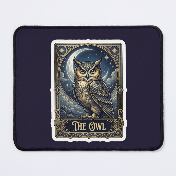 Item preview, The Owl Vintage Tarot Card Astrology designed and sold by design-rebell.