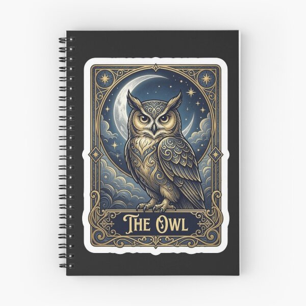 Item preview, The Owl Vintage Tarot Card Astrology designed and sold by design-rebell.